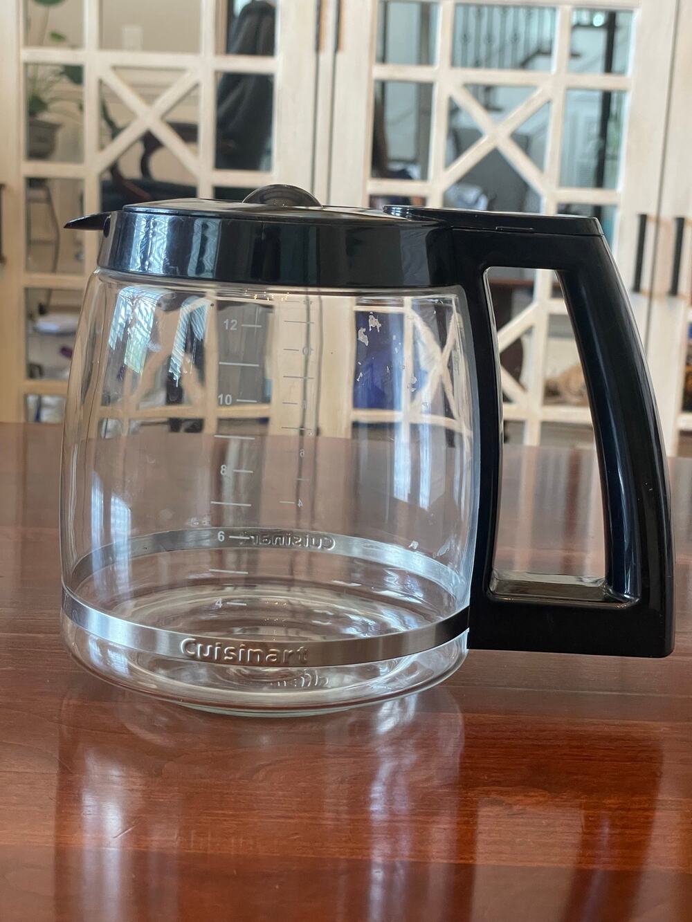 Cuisinart 12 Cup Replacement Coffee Carafe Black Glass